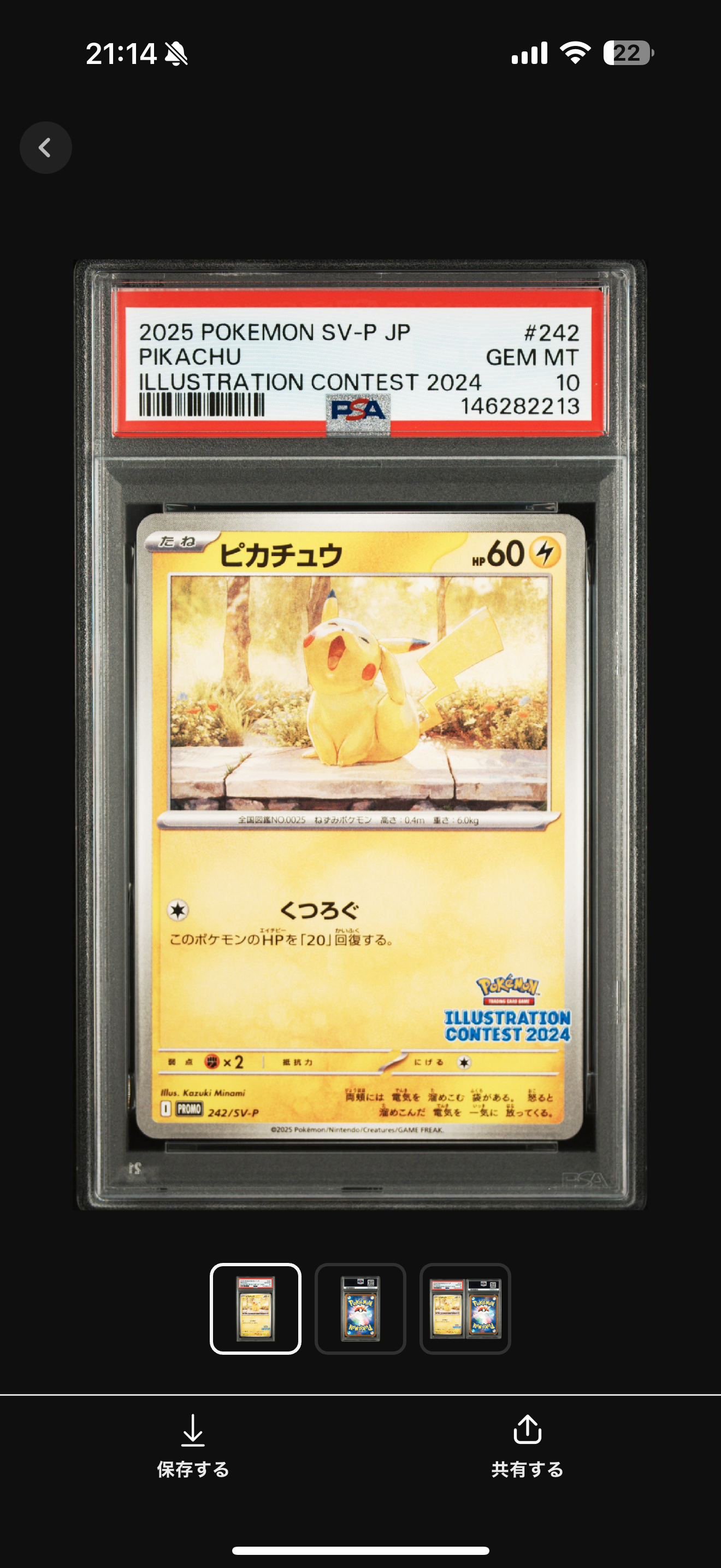 ピカチュウ [SV-P 242](プロモカードパック「イラストレーション