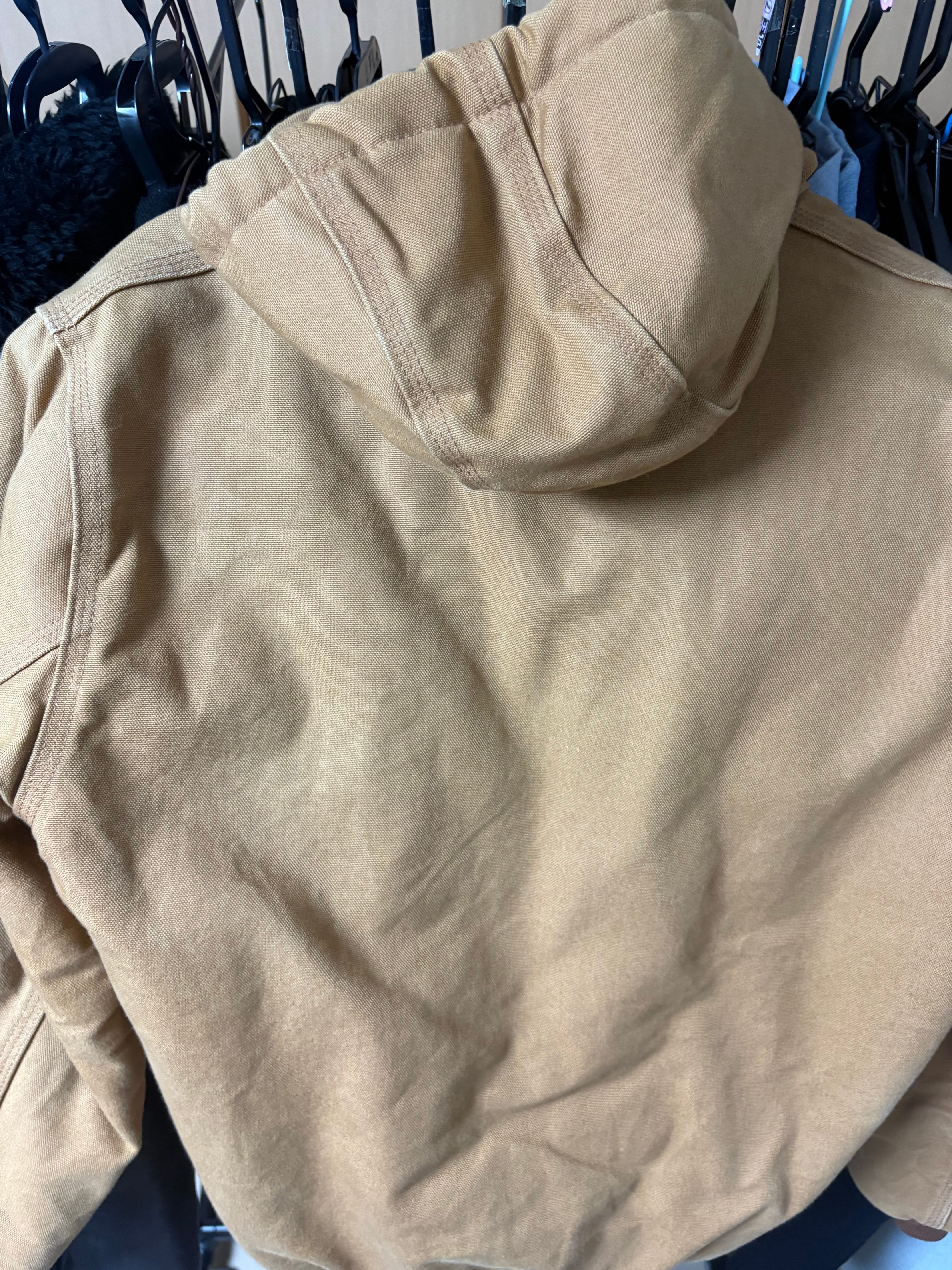 Carhartt Loose Fit Duck Insulated Flannel Lined Active Jacket "Brown"