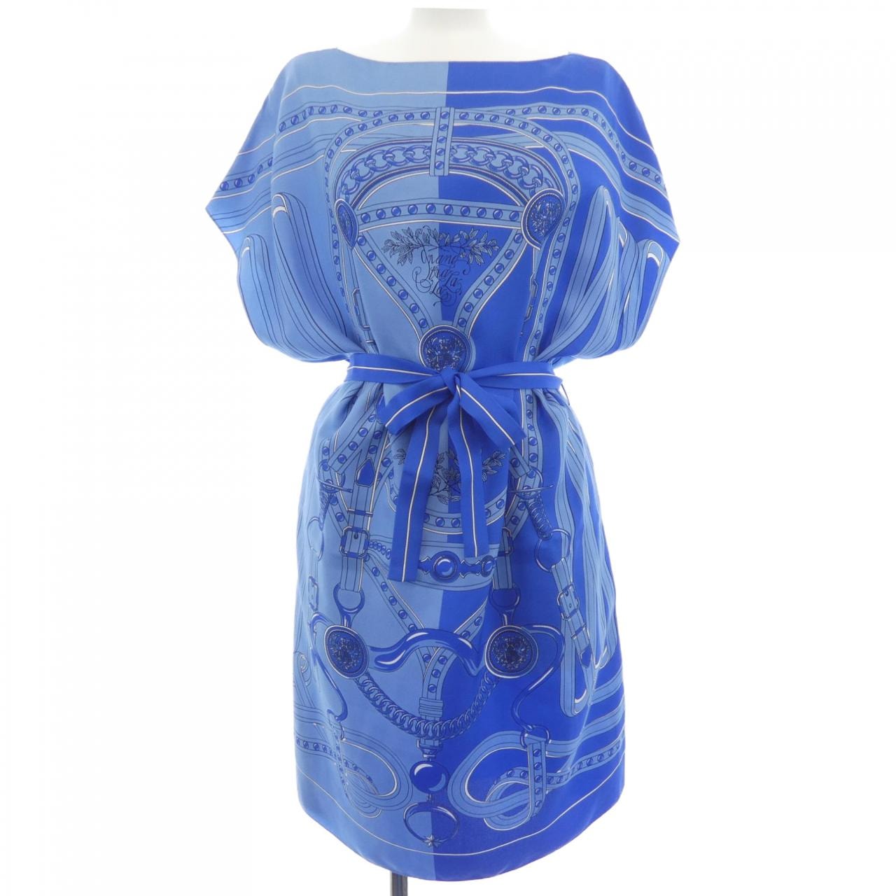 エルメス HERMES GRAND TRALALA 2E0622DO ツイルレーヌ ワンピース