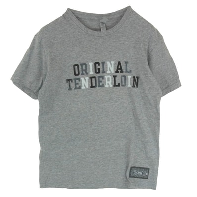 TENDERLOIN テンダーロイン Tシャツ 22SS ボルネオスカル プリント 半袖 Tシャツ グレー系 M【中古】