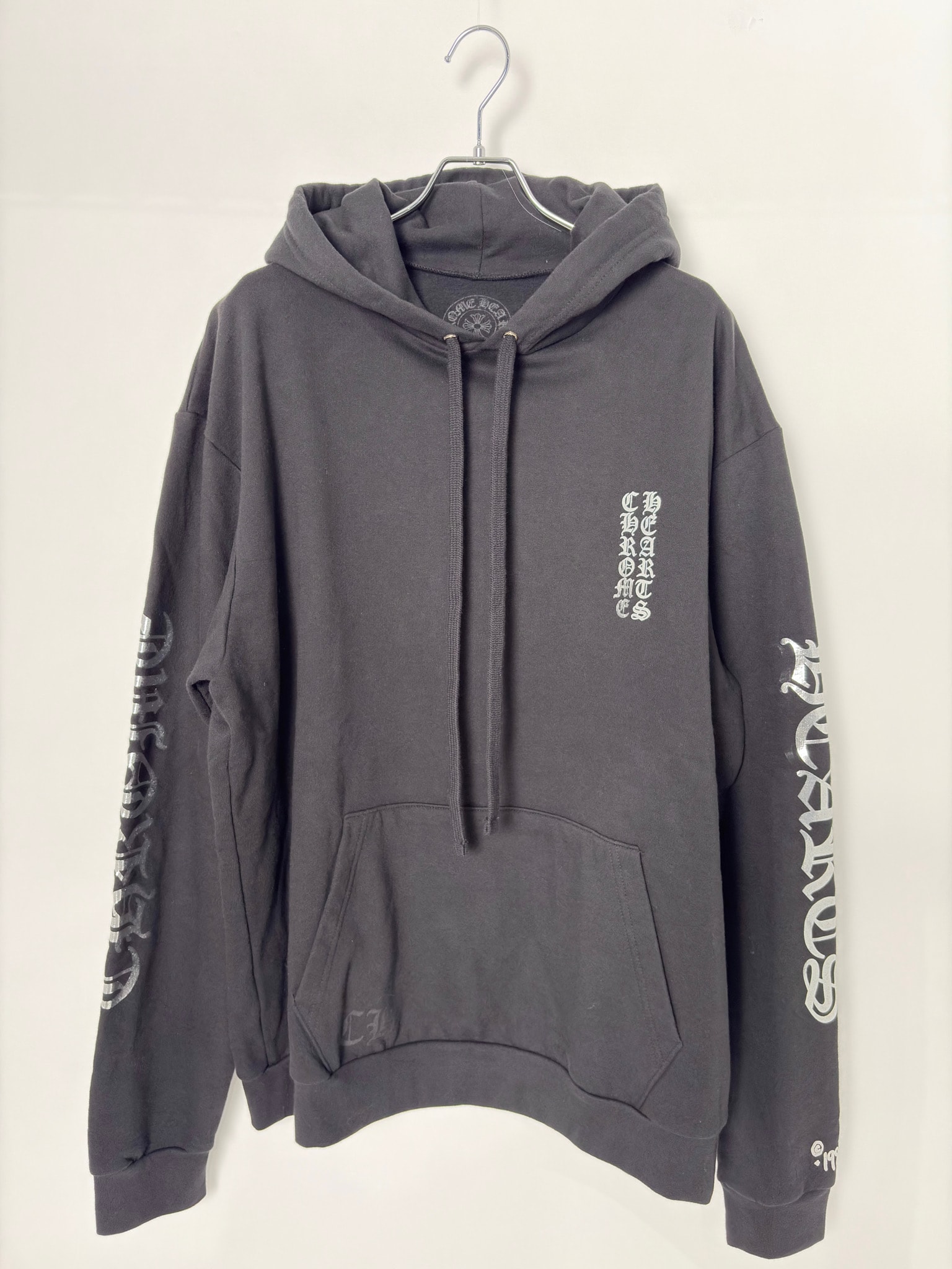 Chrome Hearts Hearts Foil Print Hoodie "Black"