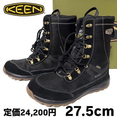 KEEN Glieser Tall Waterproof "Black/Plaza Taupe"