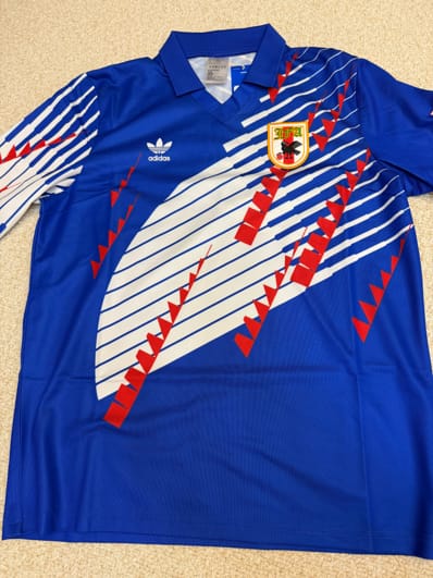 adidas Japan National Team 1993 Home Replica Uniform Long Sleeve "Blue"
