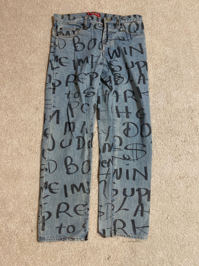 Supreme Black Ark Regular Jean "Blue"