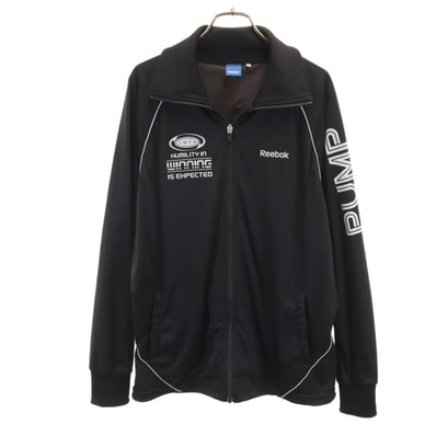 Reebok リーボック トレーニング トラックジャケット L ブラック
