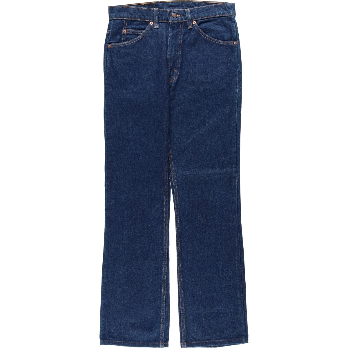 古着 90年代 リーバイス Levi's 40517-0215 オレンジタブ 濃紺 フレアカットデニムパンツ USA製 レディースL(w30)相当 ヴィンテージ/evb031390