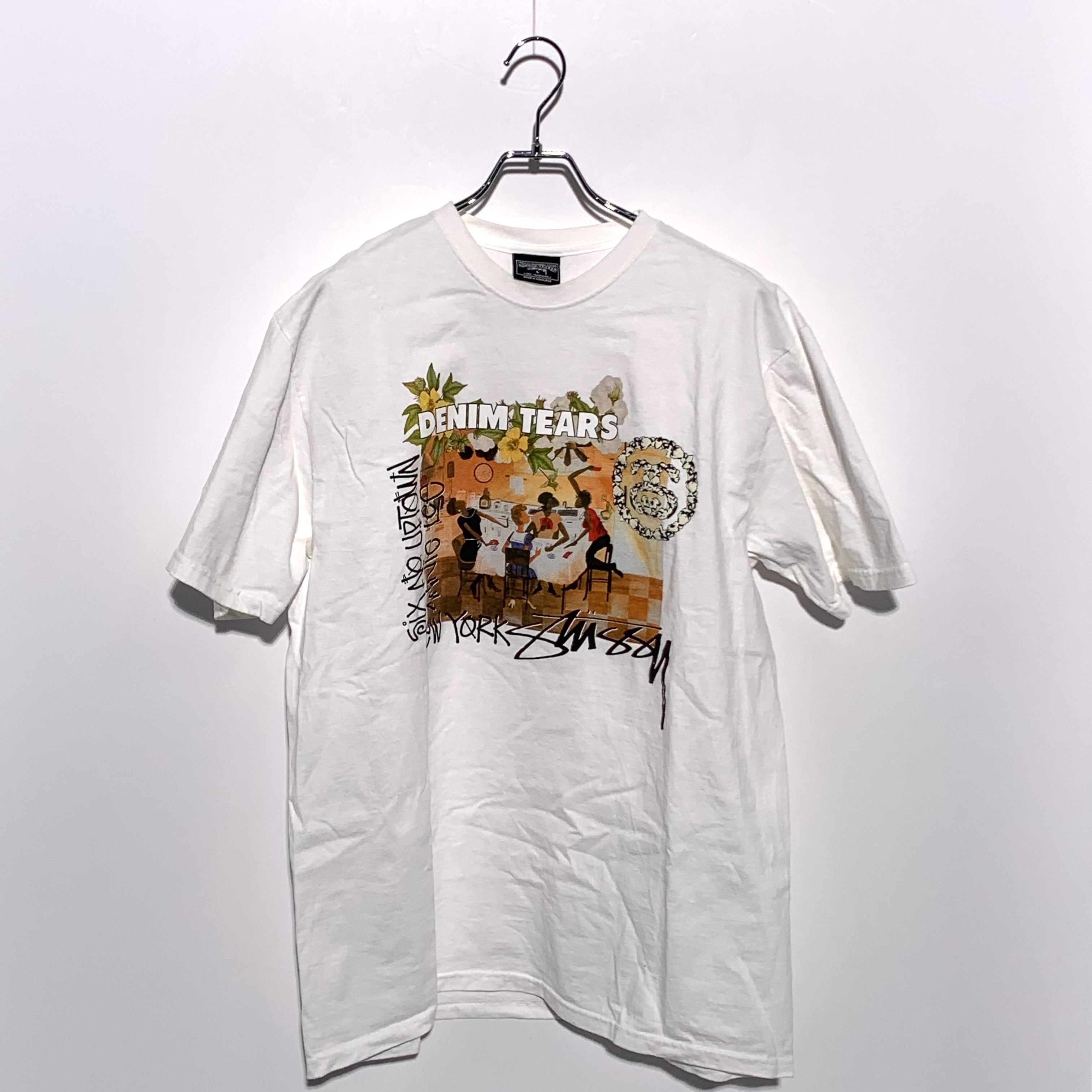 ステューシー x デニムティアーズ アニー リー Tシャツ "ホワイト" 3903997