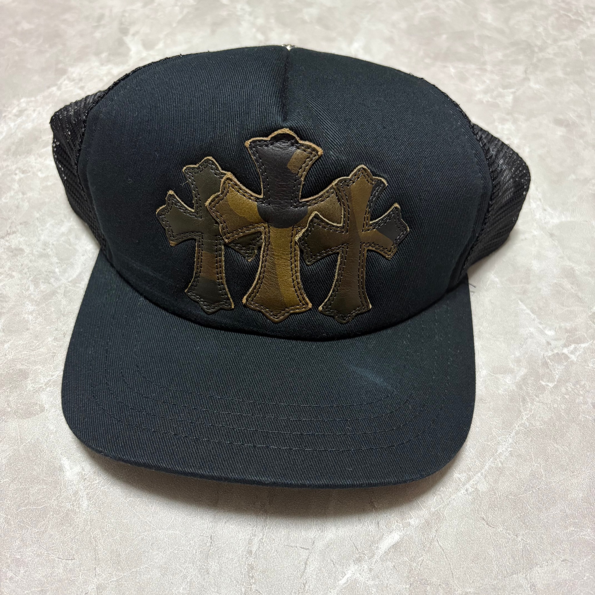 CHROMEHEARTS セメタリートラッカー トリプルクロスキャップ カモフラ 迷彩 