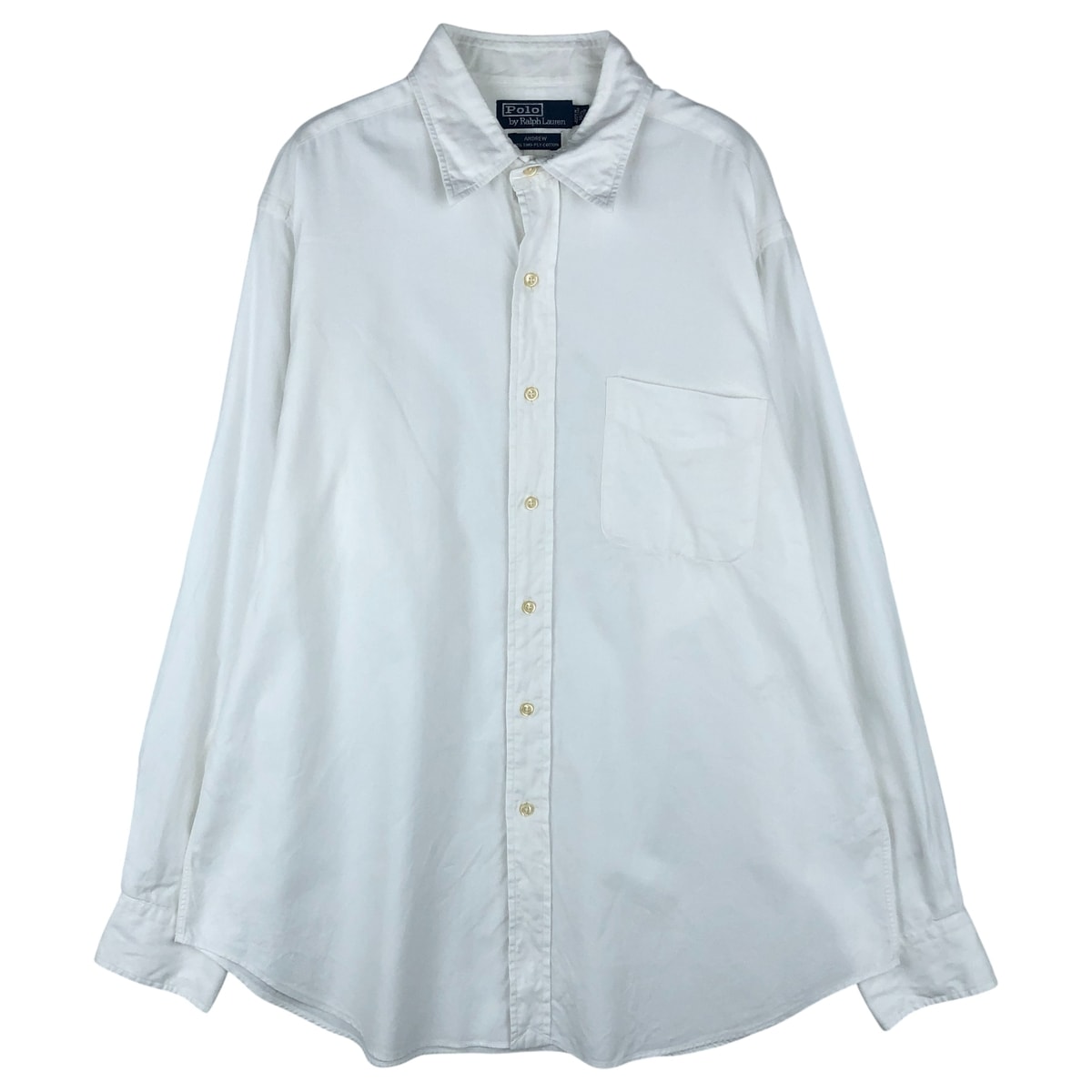 古着 ラルフローレン Ralph Lauren POLO by Ralph Lauren ANDREW 長袖 コットンシャツ メンズL相当/eaa610566