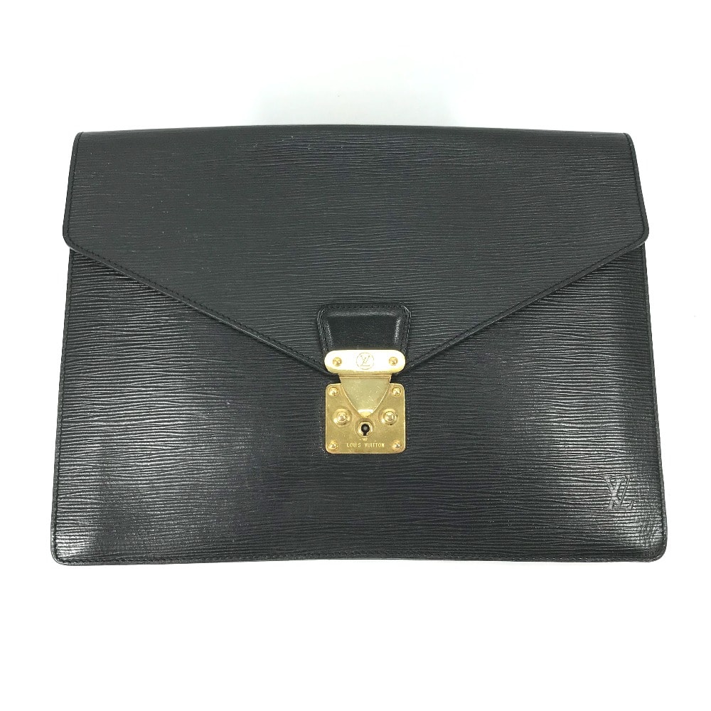 ルイヴィトン LOUIS VUITTON ポルトドキュマンケース M54452 エピ カバン 書類ケース バッグ クラッチバッグ エピレザー ノワール ブラック