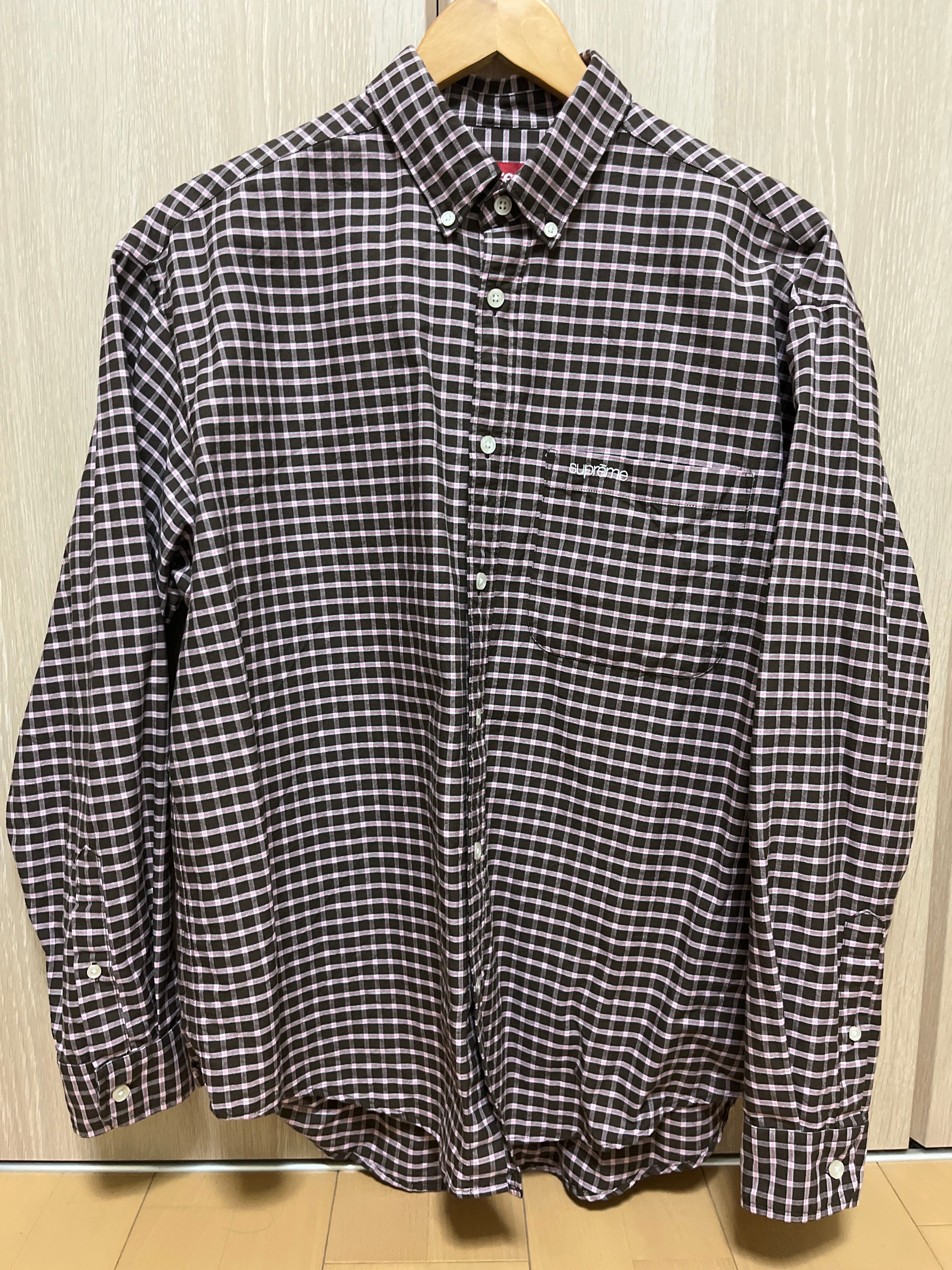Supreme Loose Fit Oxford Shirt "Brown Plaid"