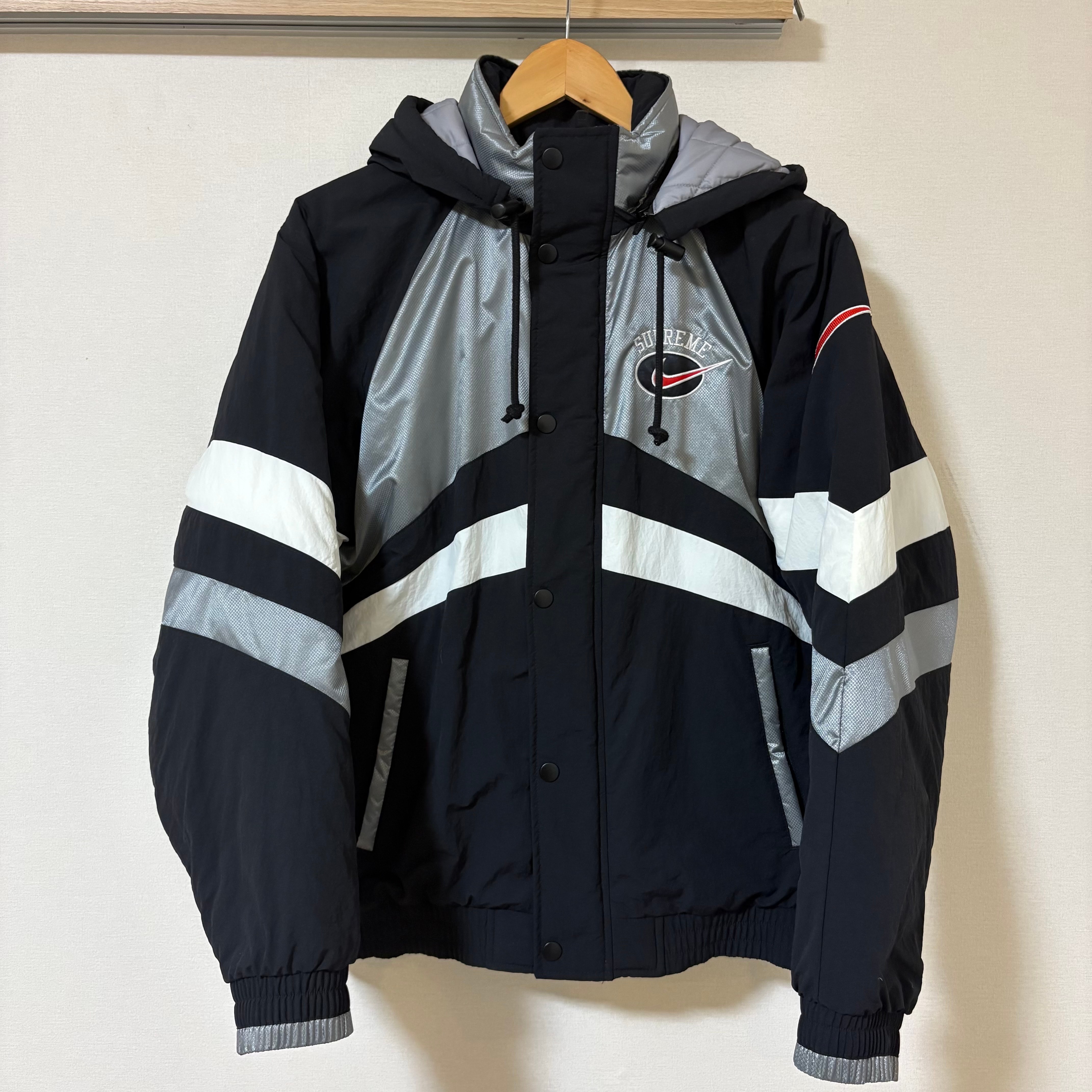 Supreme / Nike Hooded Sport Jacket "Silver"