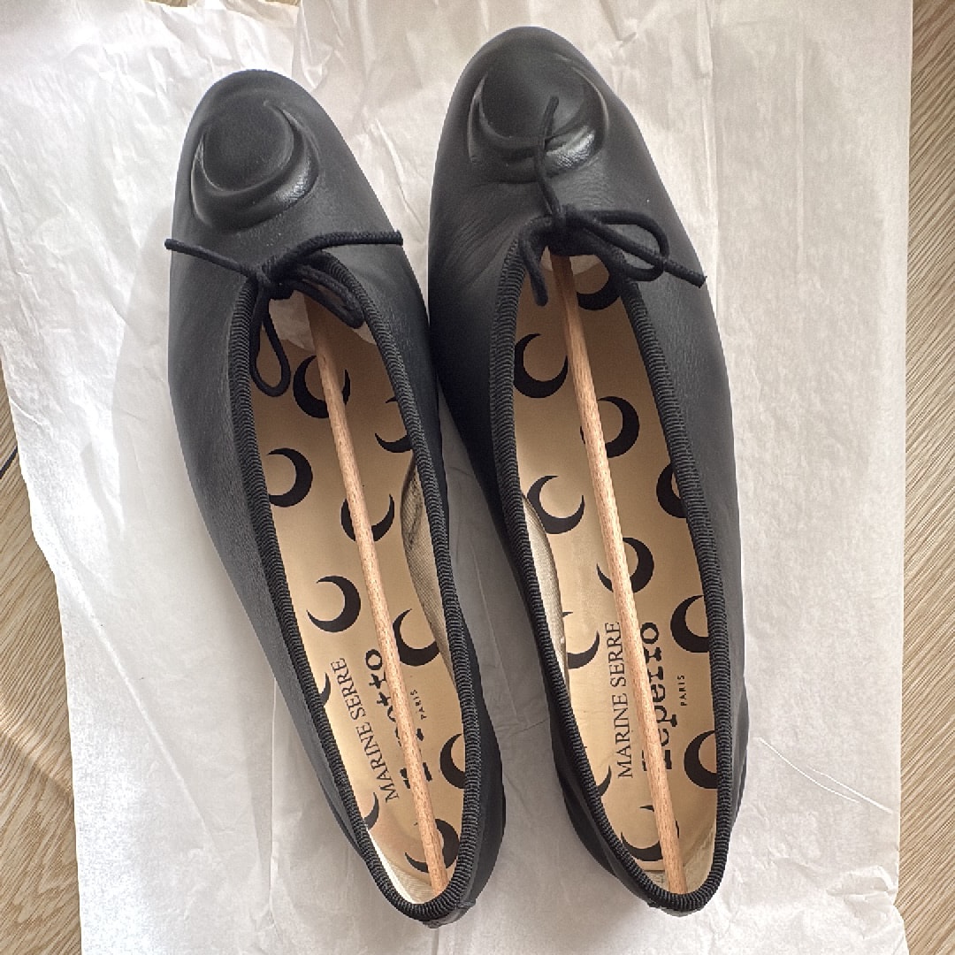 Marine serre SOFT NAPPA REPETTO LILOU "BLACK"