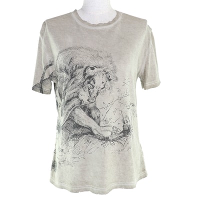 美品 クリスチャンディオール ダメージ 半袖Tシャツ M 253T09B4404