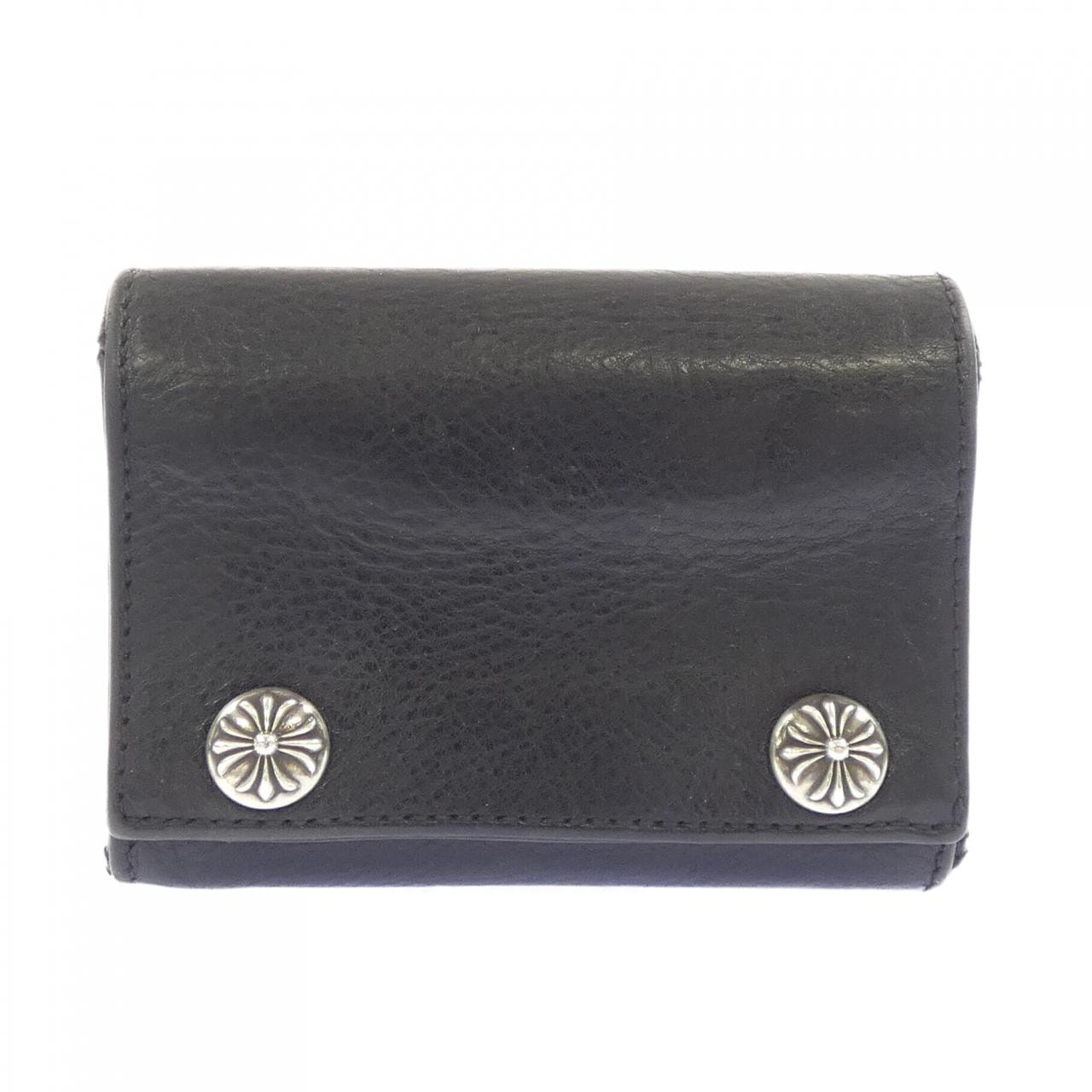 クロムハーツ CHROME HEARTS 3FOLD BLK 2246 304 0300 0200 WALLET