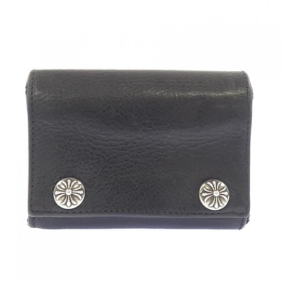 クロムハーツ CHROME HEARTS 3FOLD BLK 2246 304 0300 0200 WALLET