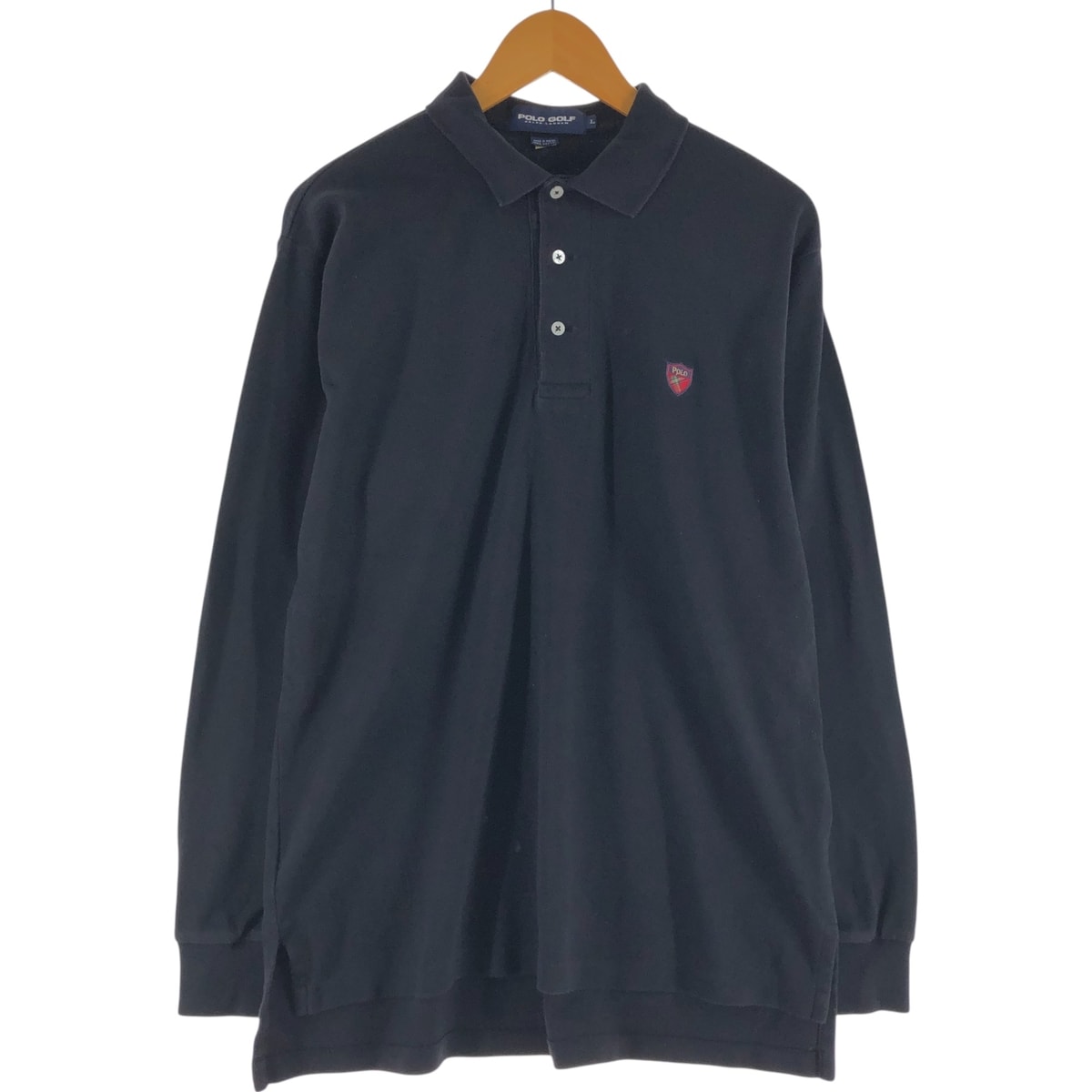 古着 ラルフローレン Ralph Lauren POLO GOLF ポロゴルフ 長袖 ポロシャツ メンズL相当/eaa535333
