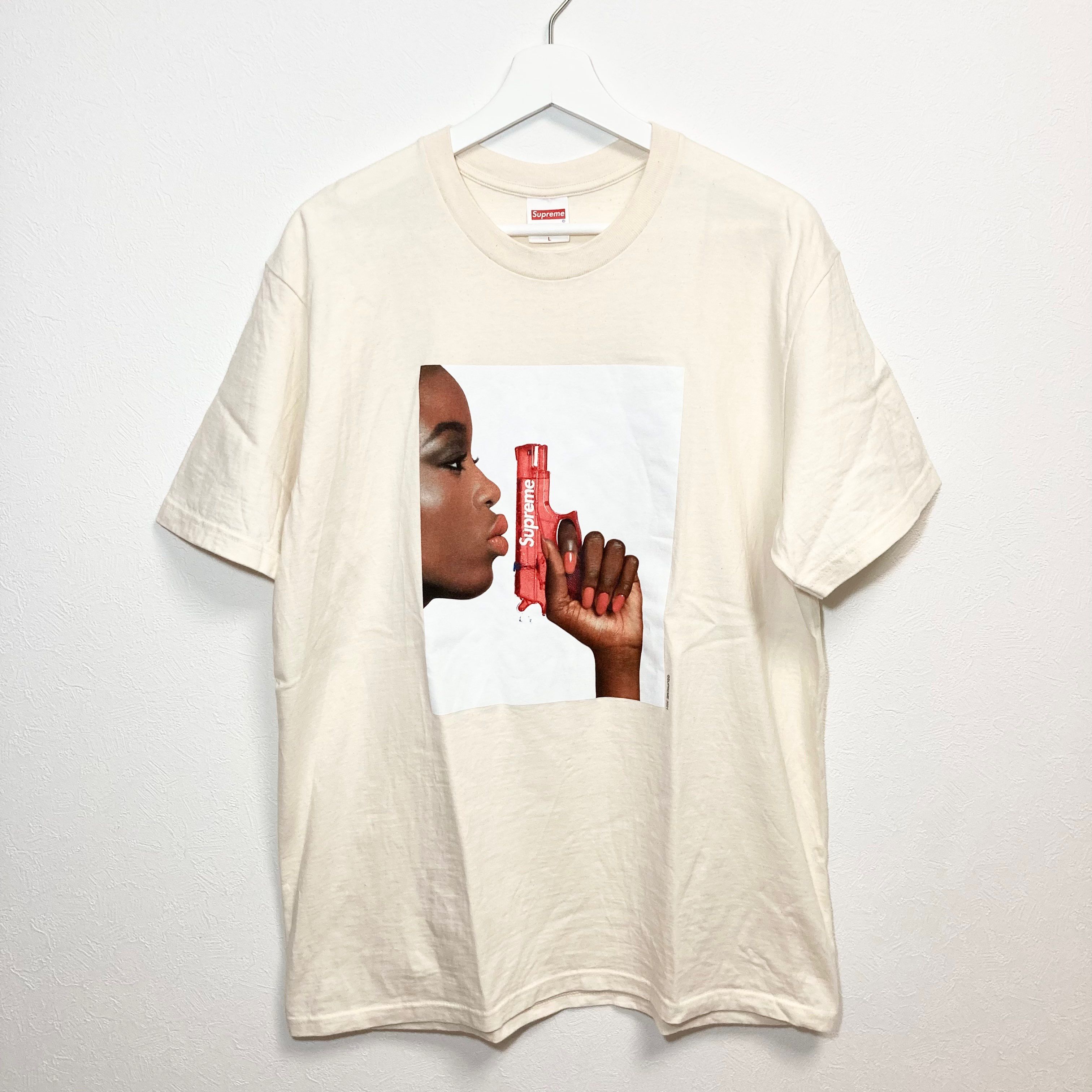 Supreme Water Pistol Tee "Natural"