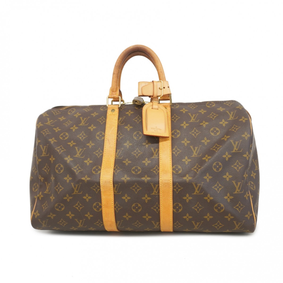 【6db0832】ルイヴィトン ボストンバッグ モノグラム キーポル45 M41428 ブラウン【中古】メンズ レディース ユニセックス