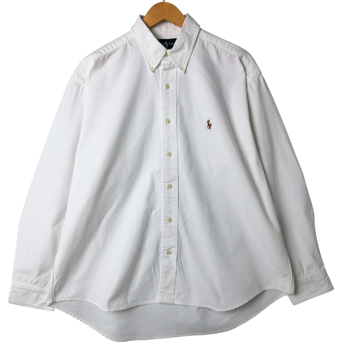 古着 ラルフローレン Ralph Lauren YARMOUTH 長袖 ボタンダウンシャツ メンズL相当/eaa548342