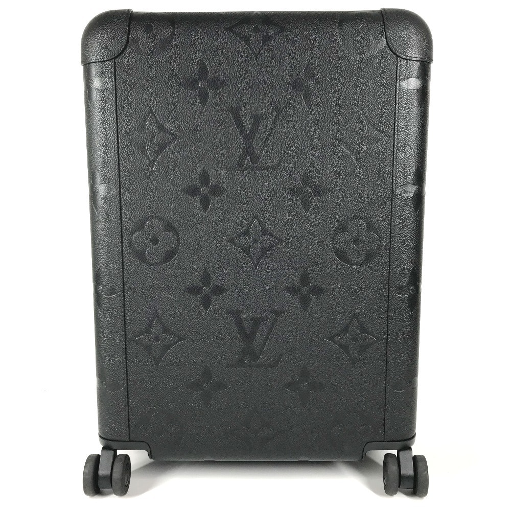 ルイヴィトン LOUIS VUITTON スーツケース ホライゾン 55 M13783 モノグラムジャイアント エンボス スーツケース 4輪 トラベルバッグ 旅行バッグ キャリーバッグ レザー ブラック