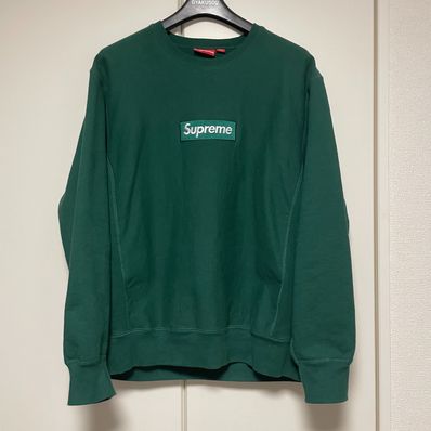 Supreme Box Logo Crewneck Sweatshirt "Green" (18FW)