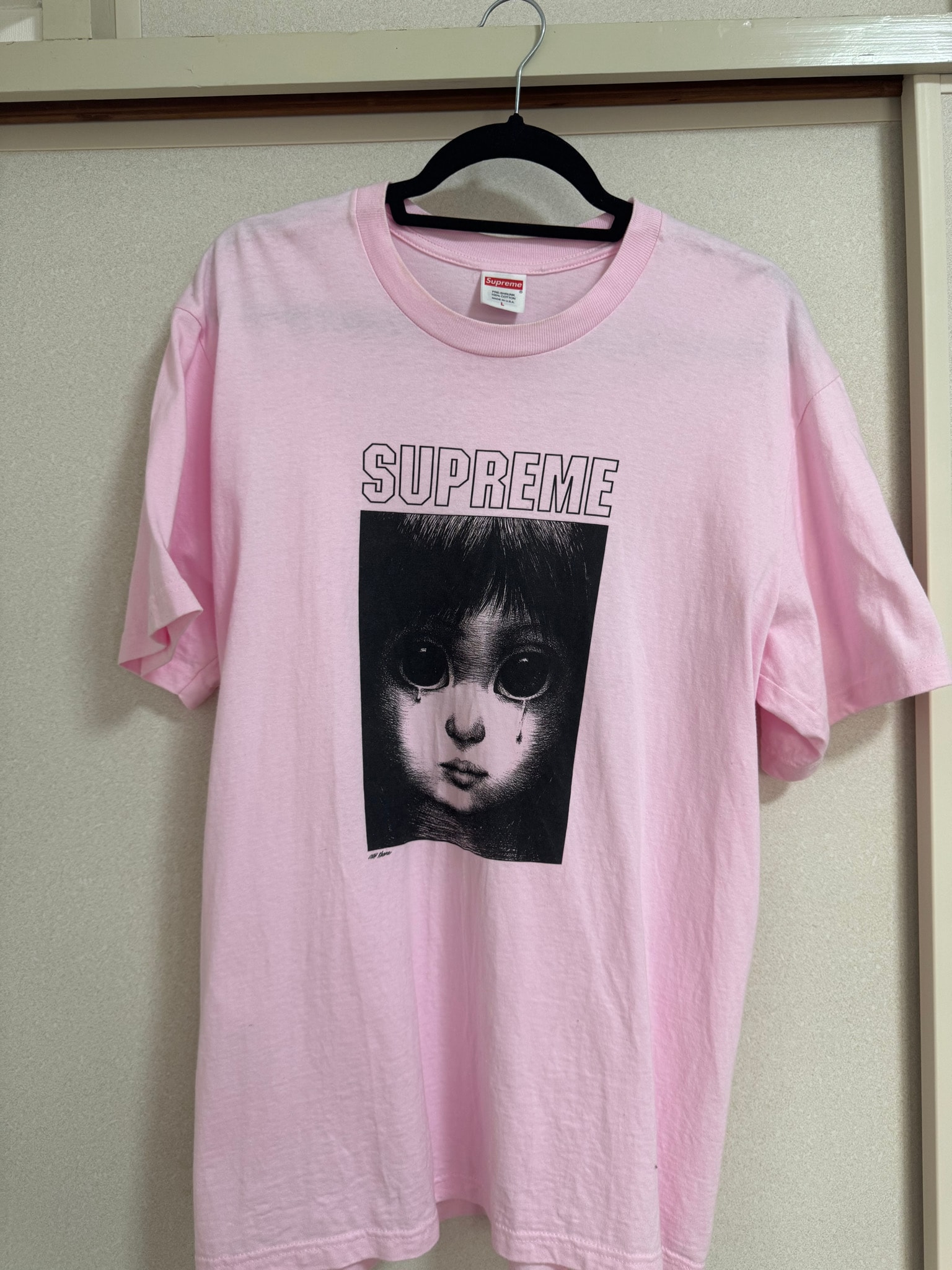 Supreme Margaret Keane Teardrop Tee "Light Pink"