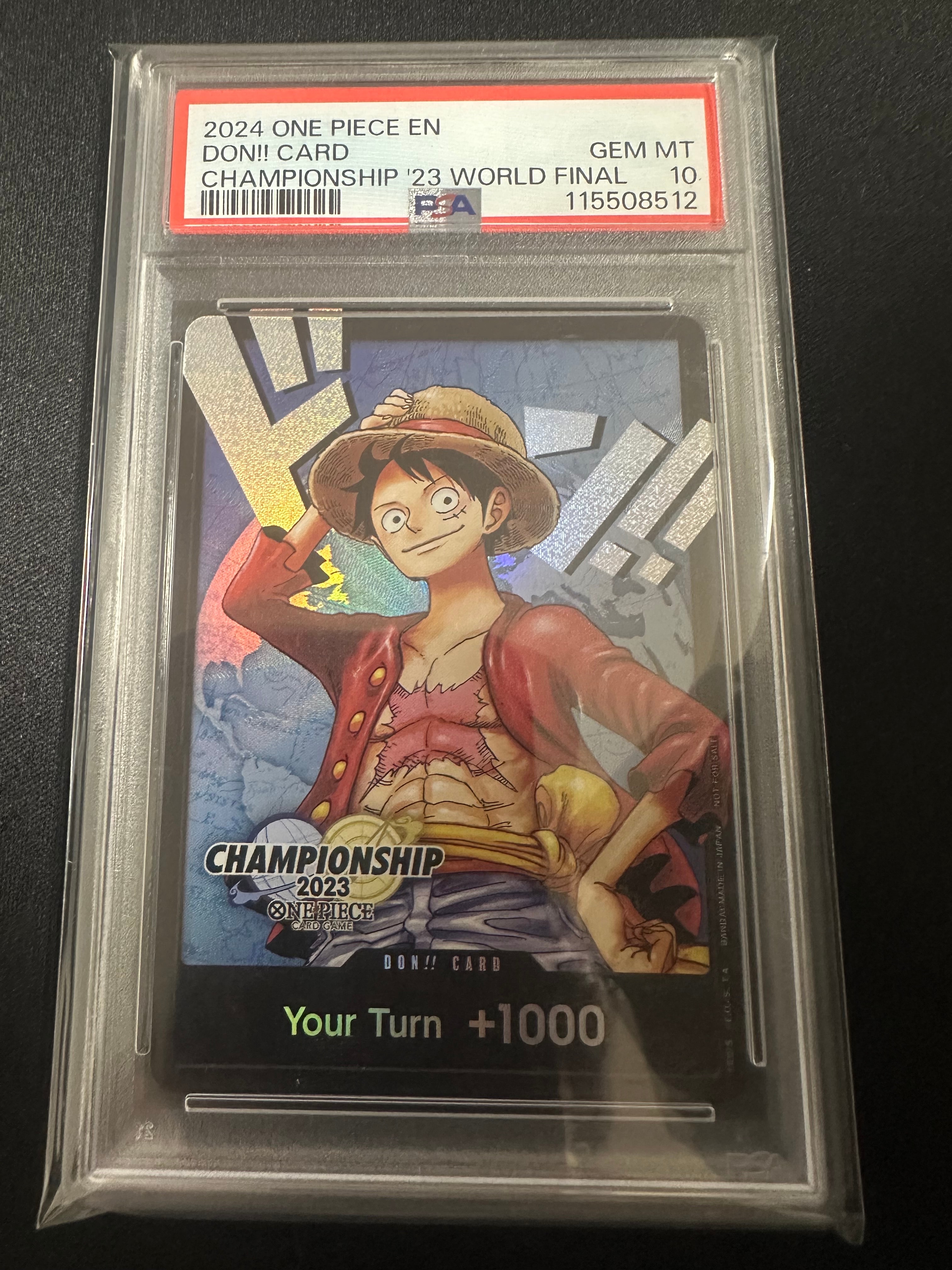 ドン!!カード : モンキー・D・ルフィ 【英語版】(チャンピオンシップ2023 ワールドファイナル記念品)