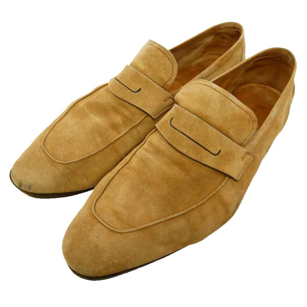 Berluti ベルルッティ スウェード ローファー シューズ ライトブラウン系 UK8 1/2【中古】