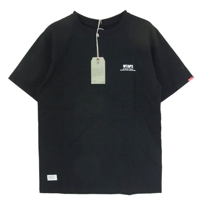 WTAPS ダブルタップス Tシャツ 14SS 141PCDT-ST05S CROSS BONE TEE クロスボーン 半袖 Tシャツ ブラック系 2【新古品】【未使用】【中古】