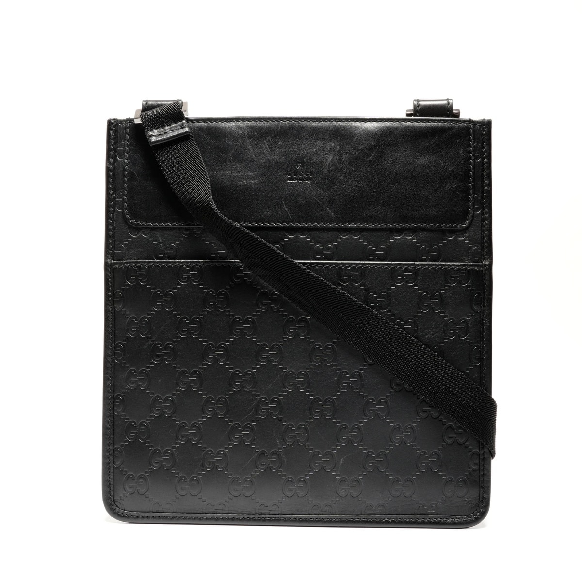 グッチ GUCCI グッチシマ GGシマ レザー ショルダーバッグ【中古】