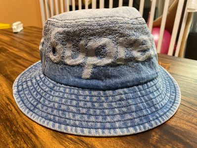 Supreme Fade Jacquard Denim Crusher "Blue"