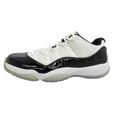 NIKE ナイキ スニーカー 528895-153 【フェイクバスターズ鑑定済み】Air Jordan 11 Retro Low エアジョーダン11 レトロ ロー スニーカー ホワイト系 ブラック系 28.5cm【極上美品】【中古】