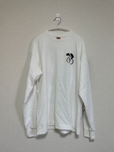 HUMAN MADE VICK LONG SLEEVE T-SHIRT "White"
