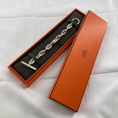 Hermes Chaine D'ancre MM Bracelet "Silver"