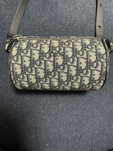 Dior Oblique Roller Shoulder Bag "Beige"