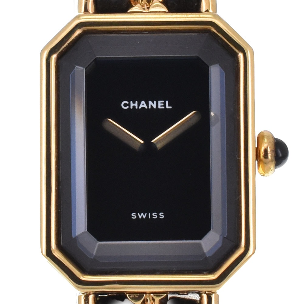 値下 シャネル CHANEL H0001 プルミエール S クォーツ レディース 美品 D#144512
