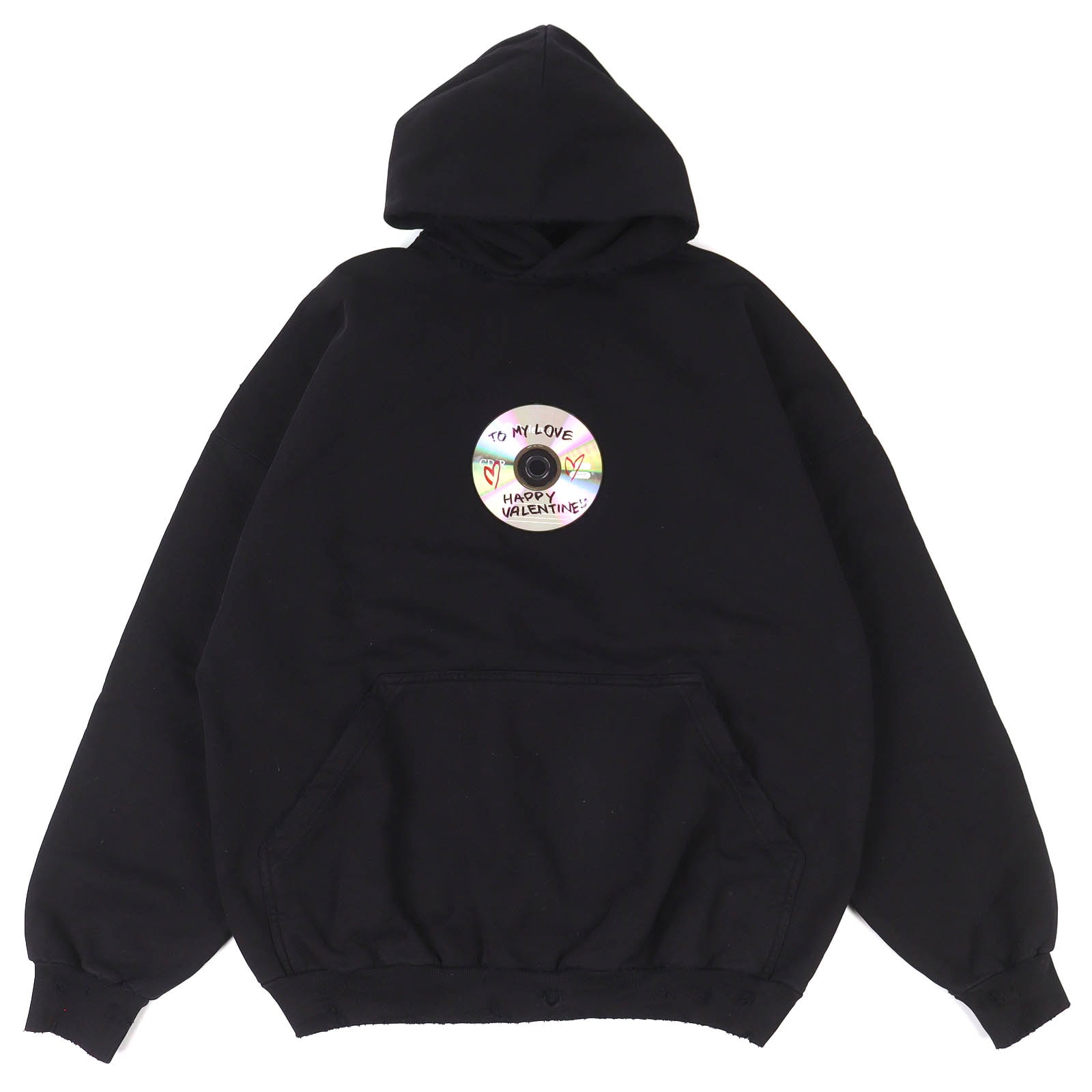 未使用品 バレンシアガ VALENTINE CD HOODIE 2 739024