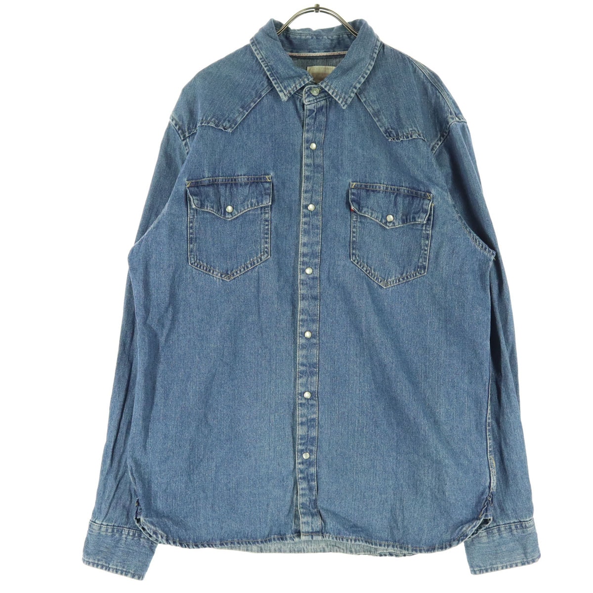 Levi's リーバイス コットン 長袖 シャツ デニムジャケット L ブルー系