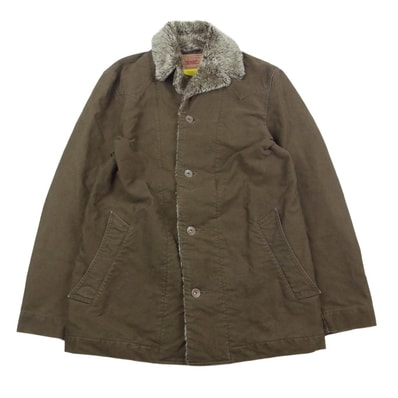 Levi's リーバイス 70810-46 襟ボア ウエスタン ジャケット ブラウン系 L【中古】