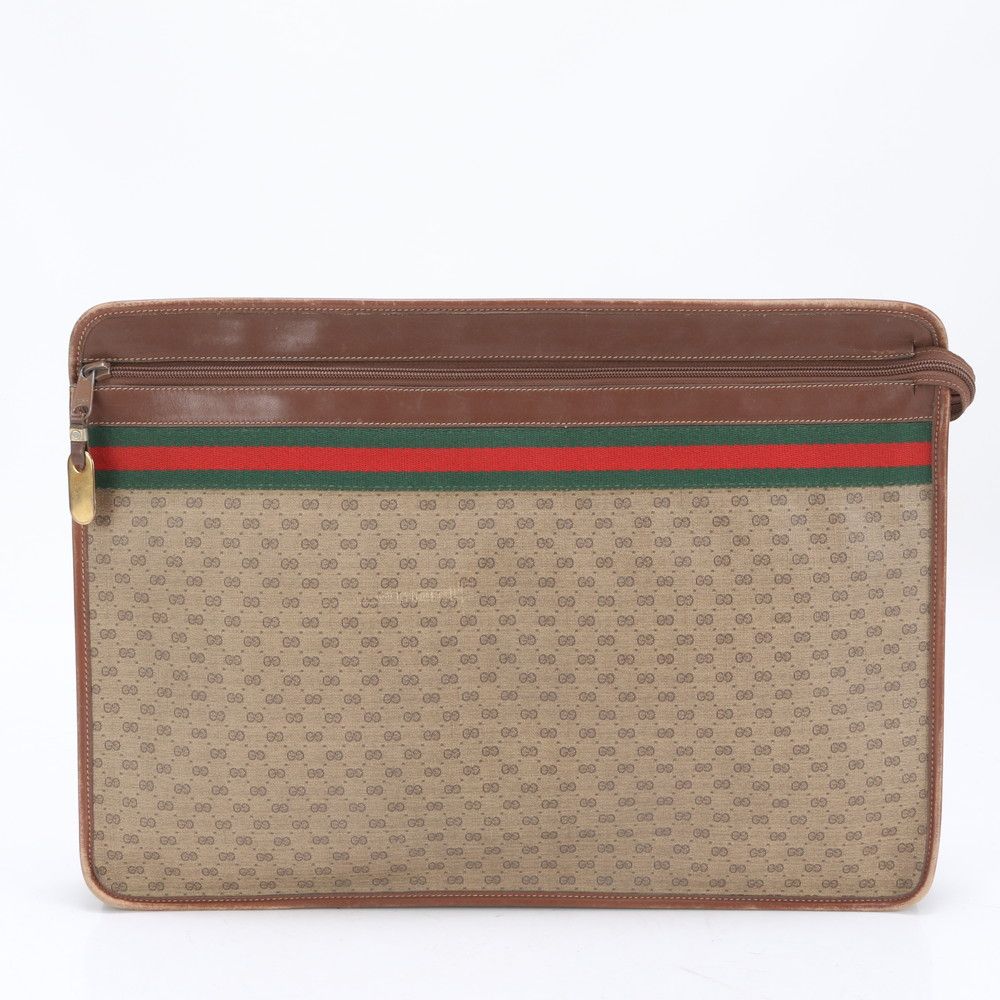 ■美品 グッチ マイクロGG シェリー ライン017 115 4126