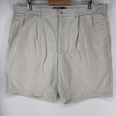 古着 ポロバイラルフローレン Polo by Ralph Lauren パンツ TYLER SHORT チノ ワンポイントロゴ ハーフ w40 グレー系 メンズ