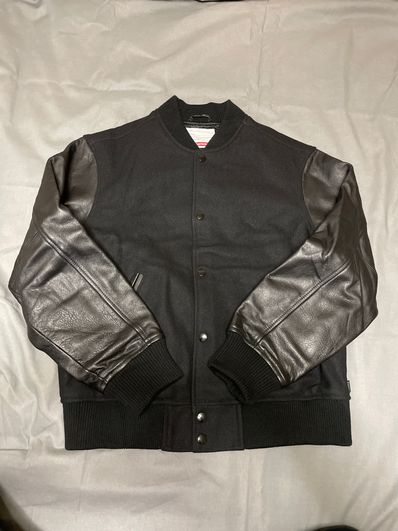 Supreme Motion Logo Varsity Jacket "Black"