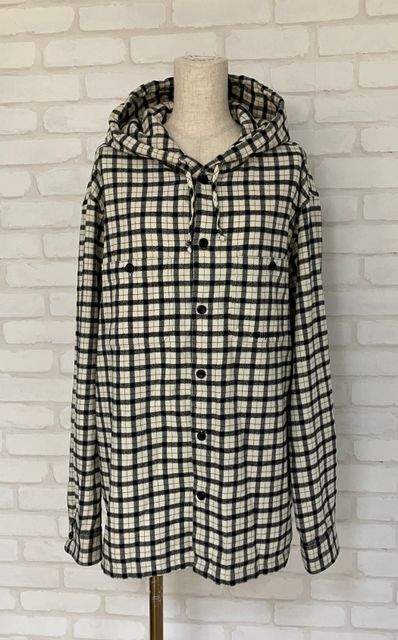 Supreme Mini Plaid Hooded Shirt "White"