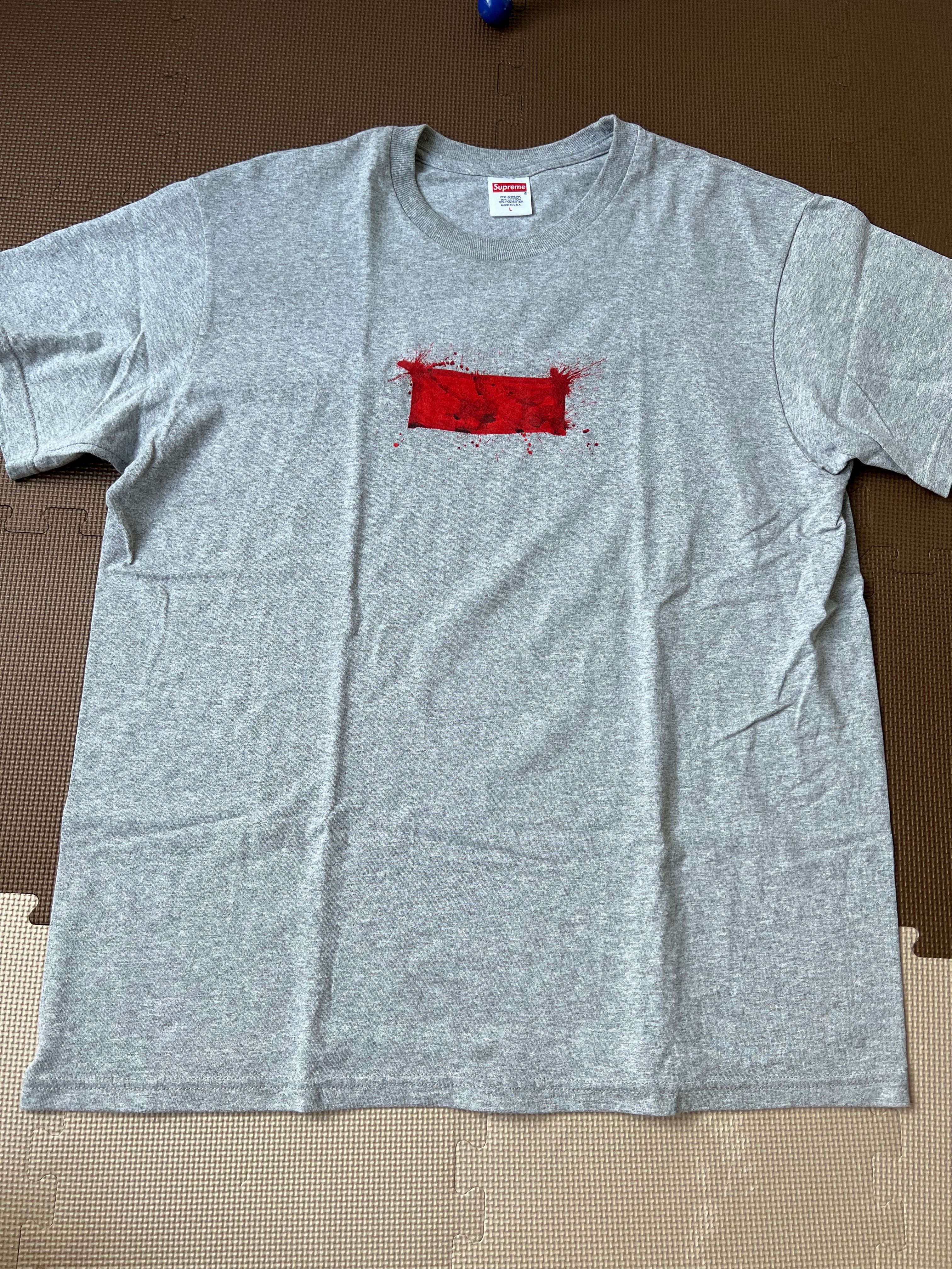 Supreme Ralph Steadman Box Logo Tee "Grey"