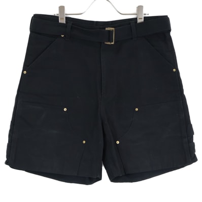 カーハート 【×sacai】24-03392M ブラック ダブルニーダックショーツ 2