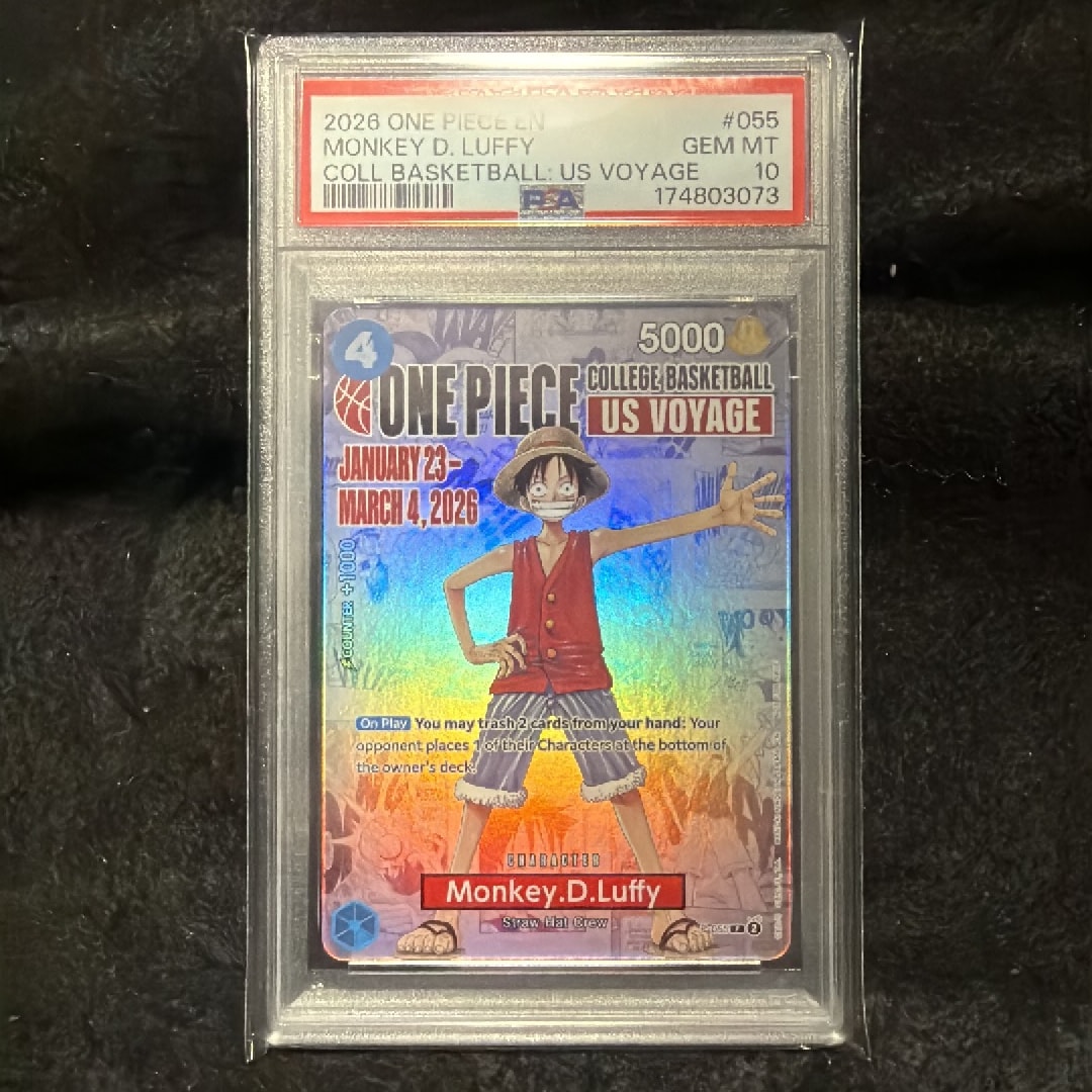 PSA10】モンキー・D・ルフィ：P (開封済) [P-055]【英語版