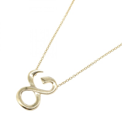 ティファニー TIFFANY&CO グラフィティラブ ネックレス ネックレス ジュエリー K18(イエローゴールド) レディース ゴールド系 【中古】