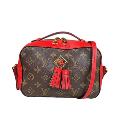 ルイヴィトン サントンジュ モノグラム ショルダーバッグ モノグラムキャンバス M43556 ブラウン レディース LOUIS VUITTON 中古