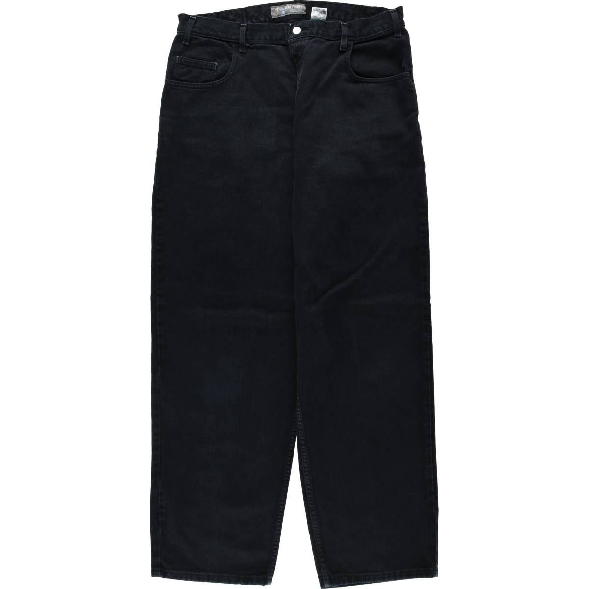 古着 00年代 リーバイス Levi's SILVER TAB シルバータブ BAGGY FIT ブラックデニム テーパードデニムパンツ メンズw36相当/rab182049